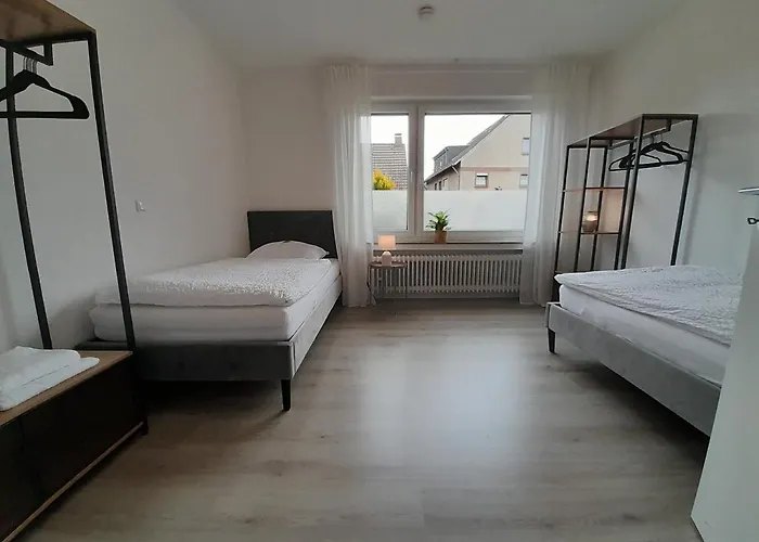 4-zimmer-ferienwohnung, Modern, Kueche, Wlan, Netflix 卡斯特罗普-劳克塞尔